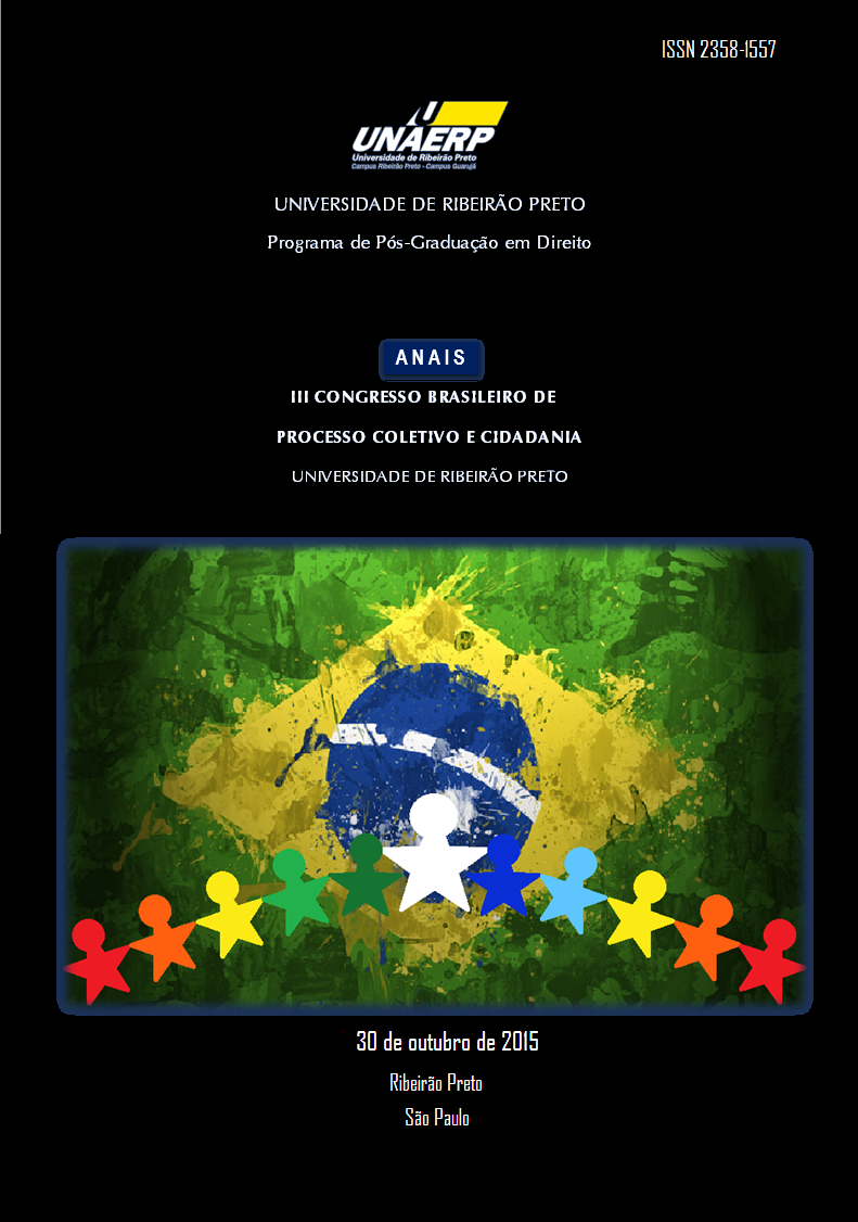 					View No. 3 (2015): III CONGRESSO BRASILEIRO DE PROCESSO COLETIVO E CIDADANIA
				